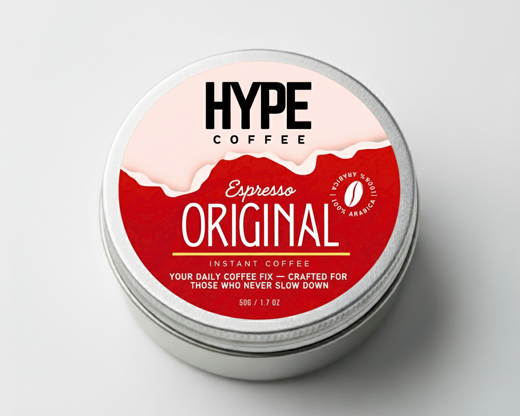 HYPE Espresso Original | 100% Arabica Instant Coffee 50g